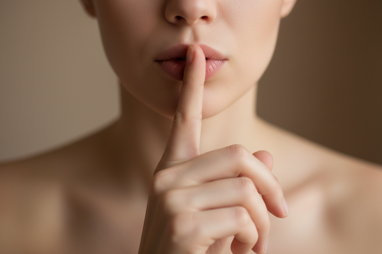 just lower have of face...no eyes